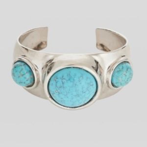 ETRO TURQUOISE CUFF FROM THE 'CROWN ME' COLLECTION.